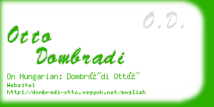 otto dombradi business card